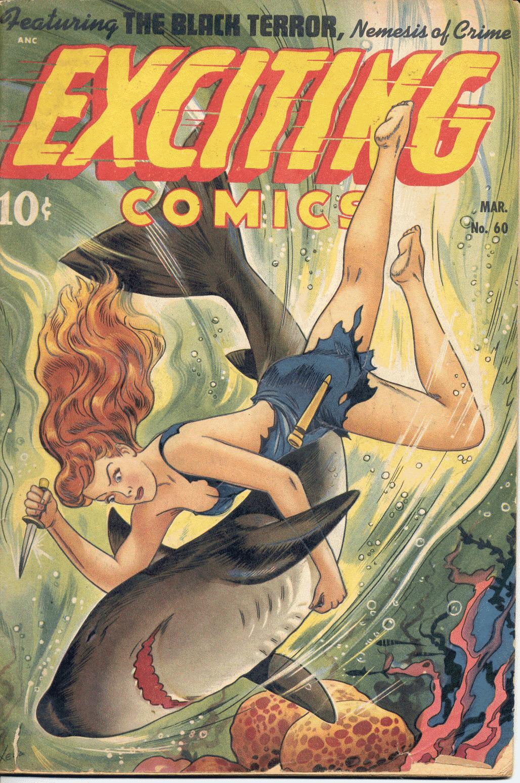 comicbookcovers:
“Exciting Comics #60, March 1948, cover by Alex Schomburg
”