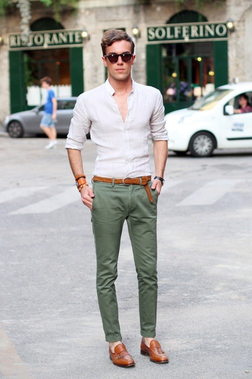 matching green pants - Pi Pants