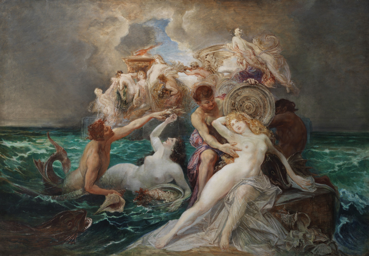 silenceformysoul:
“Friedrich Ernst Wolfrom (1857-1920) - Poseidon und die Nereiden
”