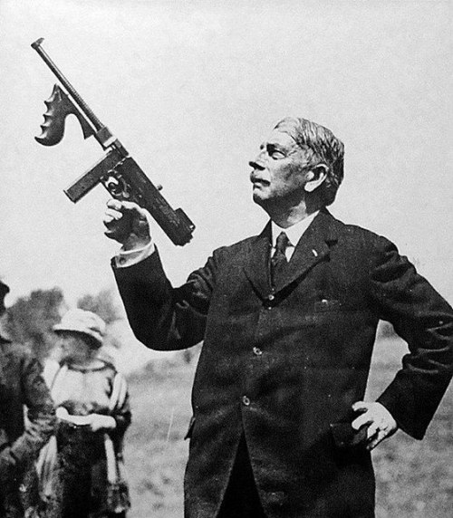 John Thompson, inventor of… yes, the Tommy gun. by War History Online on Flickr.