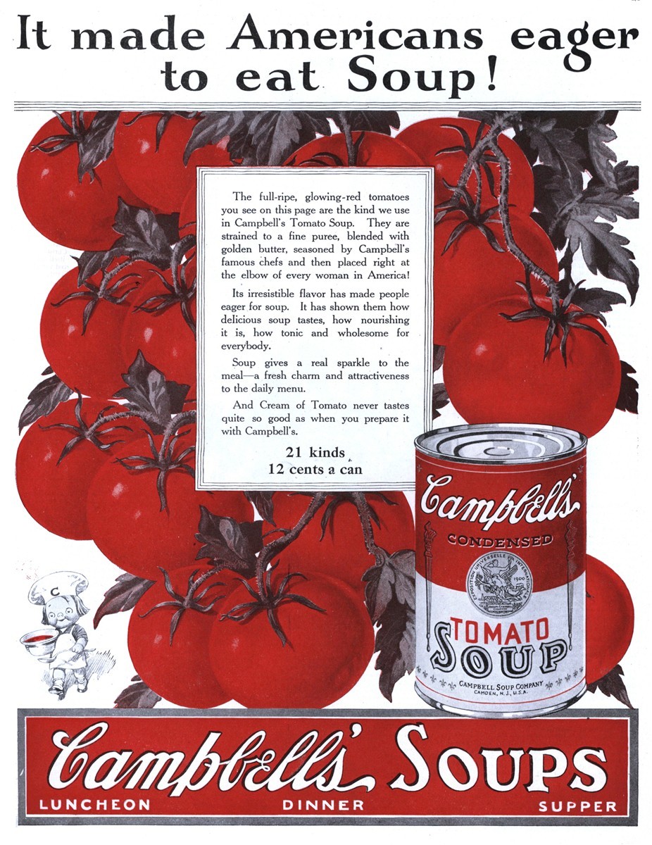 Campbell's Soup - published in McCall's - April 1925