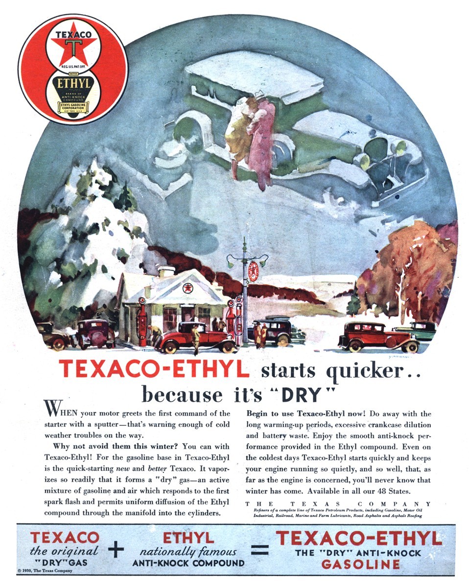 Texaco-Ethyl - published in Fortune - December 1930