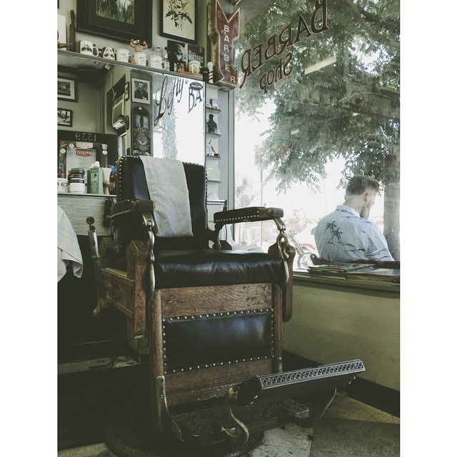 vintagebarbershop:
“ Source: Instagram: http://www.instagram.com/ryantomatosoup
“The usual.“ #barber#haircut #LeftysBarbershop
CA SAN:  Lefty’s Barbershop Garnet Avenue
1339 Garnet Ave
Pacific Beach, CA 92109...