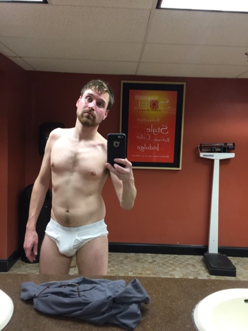 problematicgaze: “ A basic locker room mirror selfie I took two years ago, when I was in slightly better shape. If you’re wondering if I care whether my body is “beach ready”, then let it be known that I stuffed a plate full of chicken tenders and a...