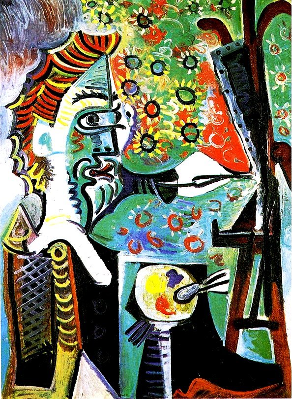 El pintor Picasso.  10 ~ 12 de marzo de 1963. 100 x 73 cm