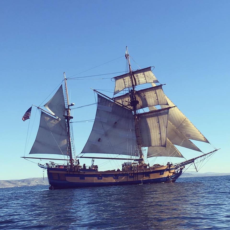 Nice day for sailing, don’t you think? Hawaiian Chieftain is out for a little bit of crew training and drills this afternoon” [x]
