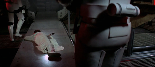 Leia on the floor