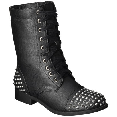 Cheap Womens Black Combat Boots - Yu Boots