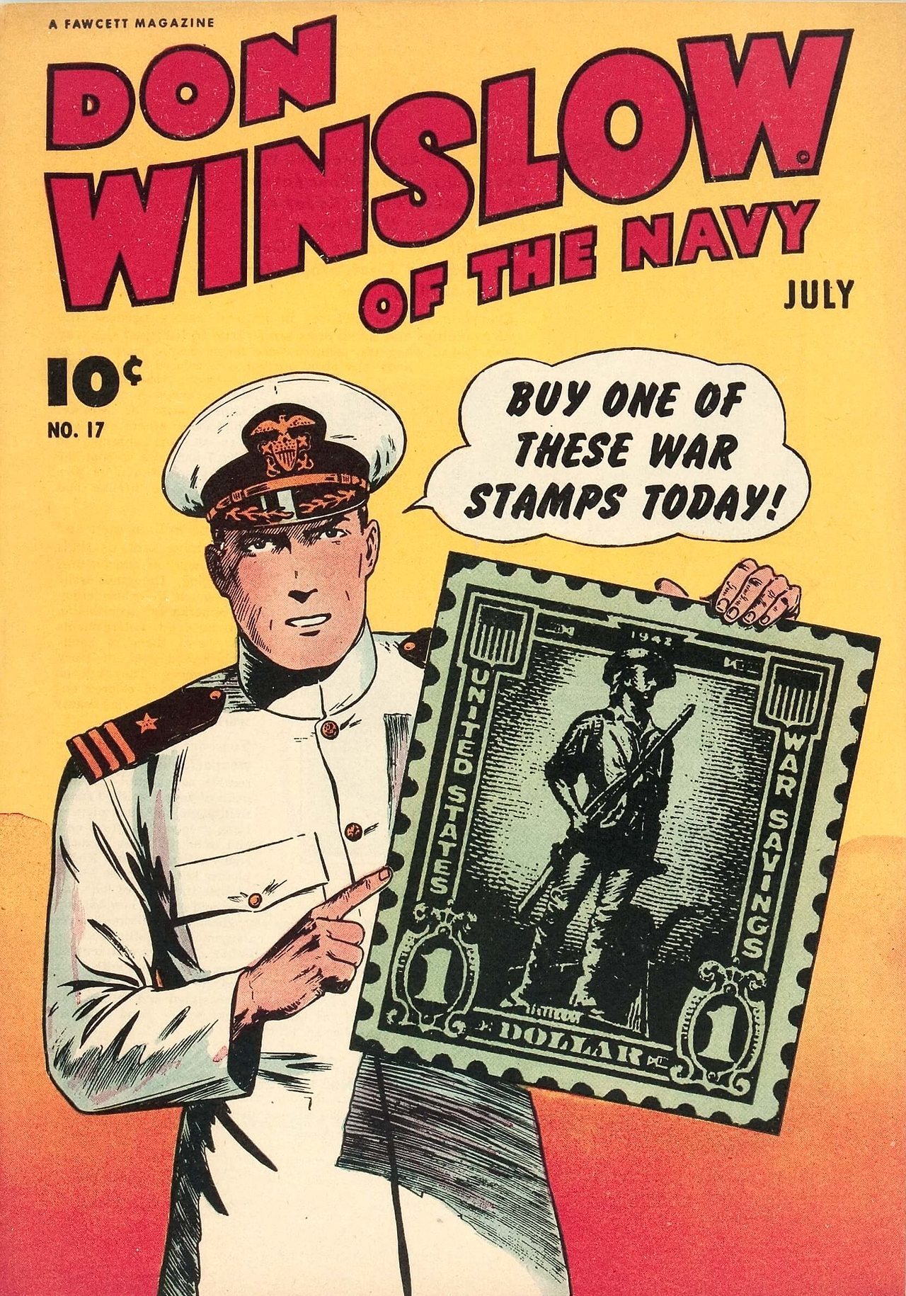 Don Winslow of the Navy - issue No. 17 - Fawcett Publications - 1944