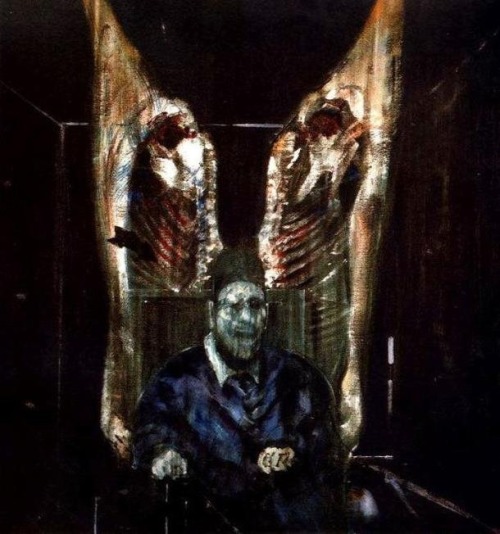 sixpenceee:
“ “Figure with Meat” - Oil on canvas by Francis Bacon. 1954
”