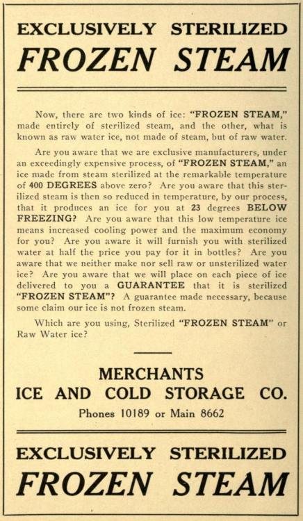 frozen steam