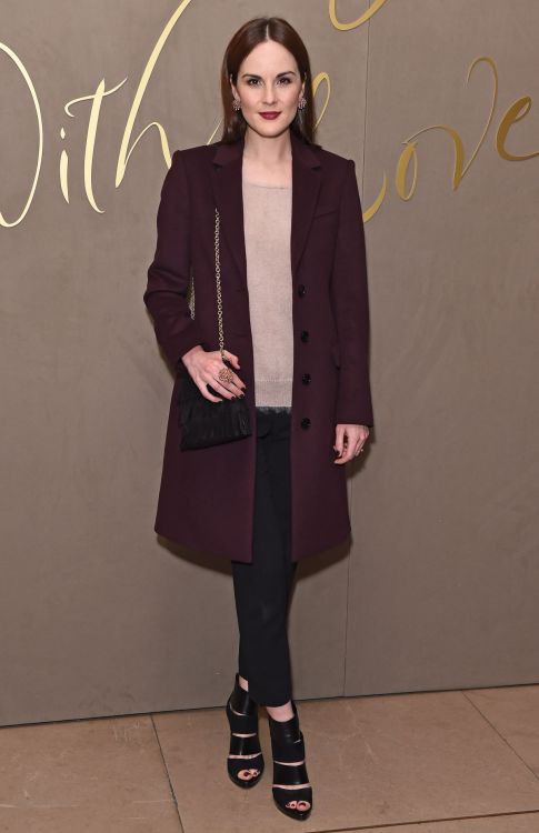 Michelle Dockery at Burberry Festive Film Premiere in London 11/03/2015