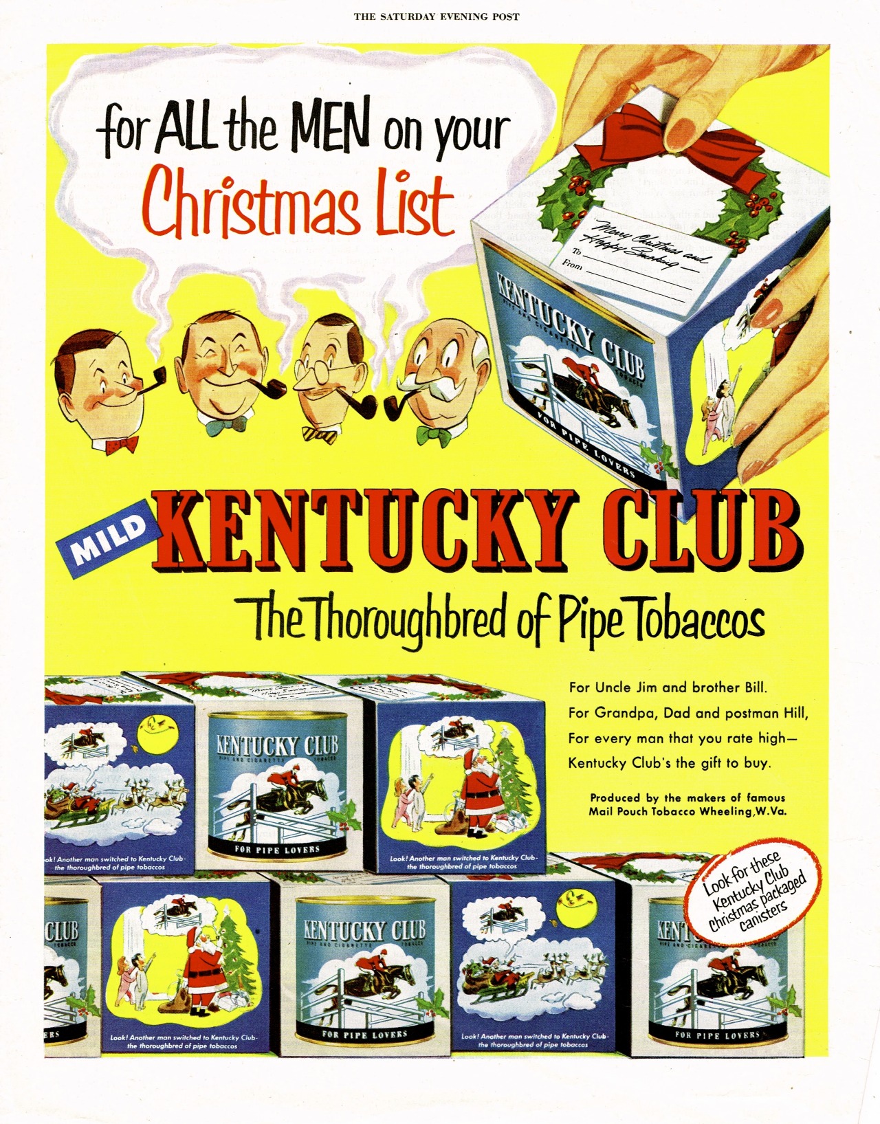 Kentucky Club - published in The Saturday Evening Post - 1953