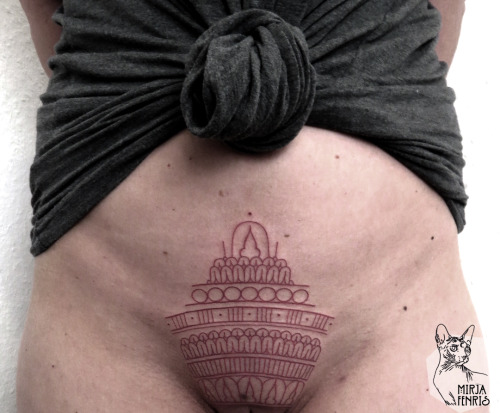 Tattoo tagged with: berlin, strong women, mirja fenris, artists on tumblr,  southeast asian, ladytattooers, red, geometric, germany, artist, female  artists, pelvic 