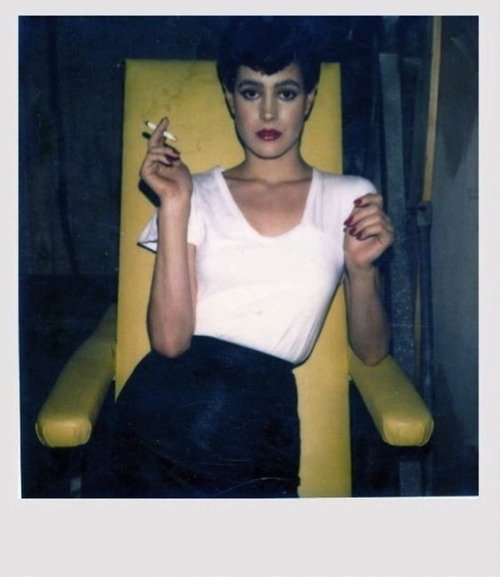 astromech-punk:
“Sean Young’s polaroids from the set of Blade Runner
”