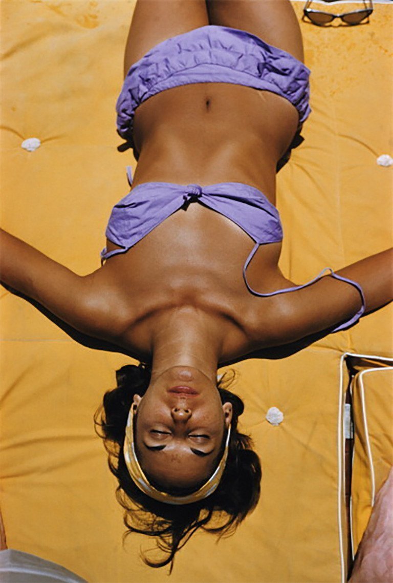 nekasuz:
“ Bianca Volpato sunning herself at Capri in a lilac colored bikini, 1958. Photo by Slim Aarons (1916-2006). 1stdibs.com
”