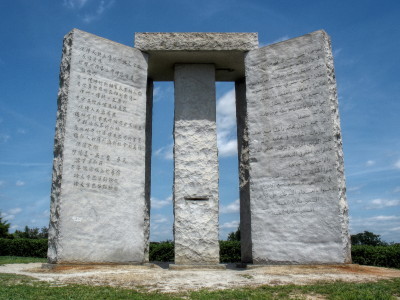 lostcrimeprincess:
“ The Georgia Guidestones are a mystery that has baffled people since 1980 when it was erected in Elbert County. These guidestones have a message of 10 guidelines inscribed on it in 8 different languages with a shorter message at...