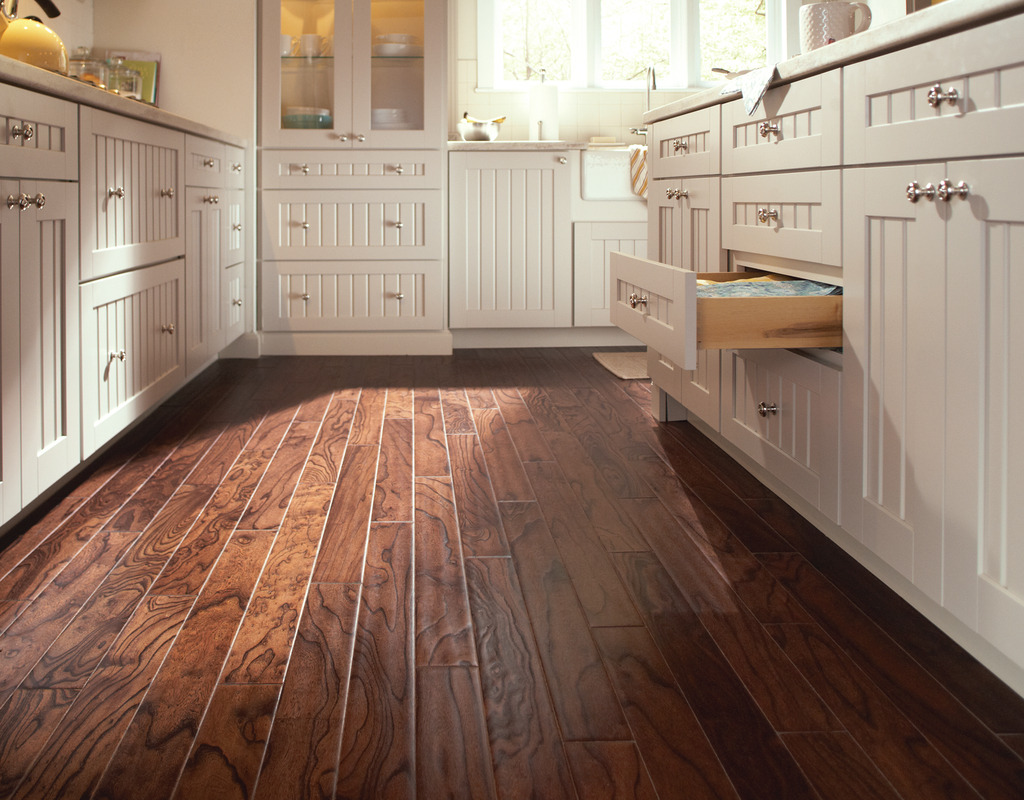 Look beyond tile for your kitchen floor. Wood... | Design Meet Style