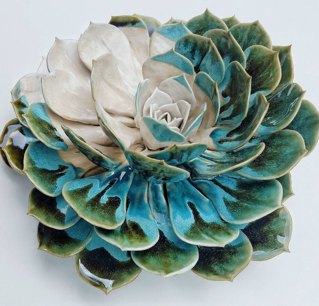 Handmade Ceramic Blooms by Owen Mann