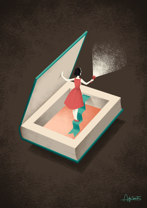 bibliolectors:
“Personaje en busca de lectores (ilustración de Andrea De Santis)
”