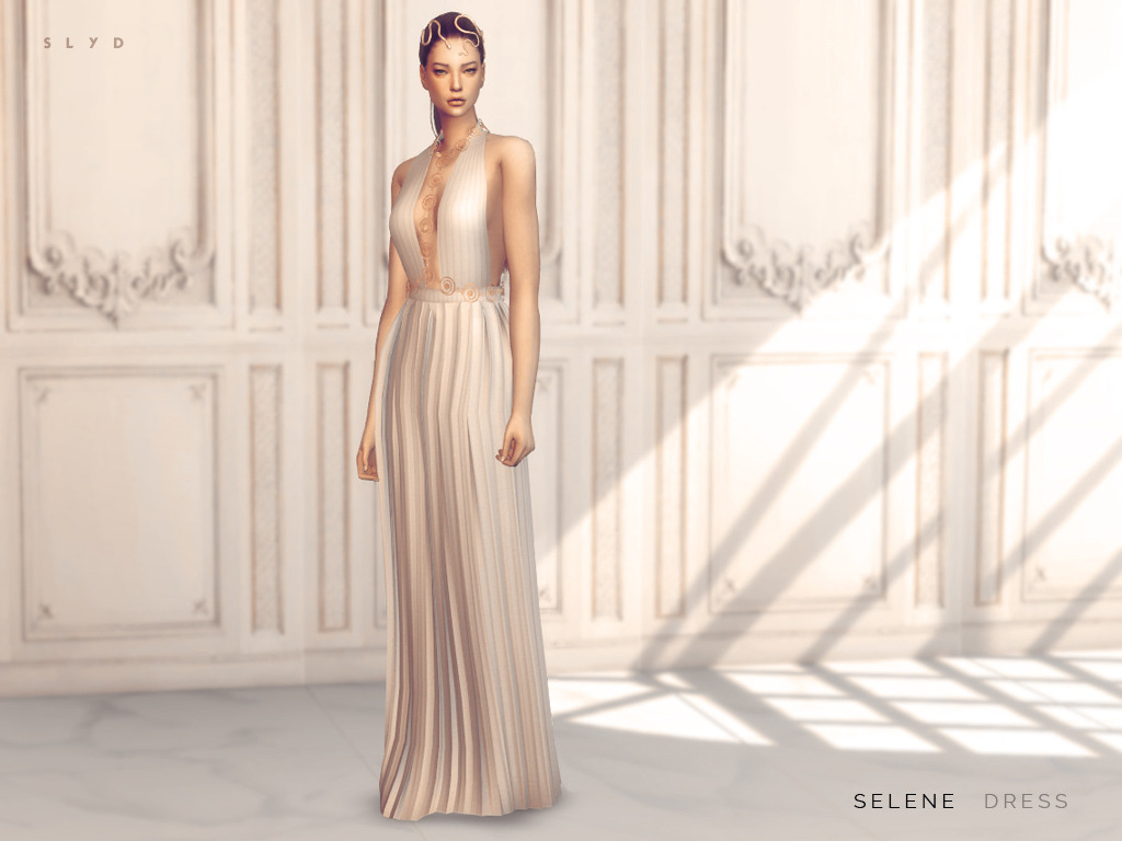 Selene Dress
This dress was inspired by the Valentino 2016 Haute Couture collection. But I ended up changing the design because the original was too complicated to mesh.
- 1 color
- Body chain can be found in ‘Necklace’.
- Polycount: 9000
“ DOWNLOAD:...