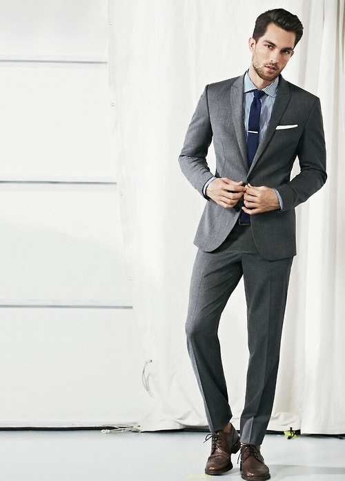 Men in grey suits. FOLLOW for more pictures. | MenStyle1