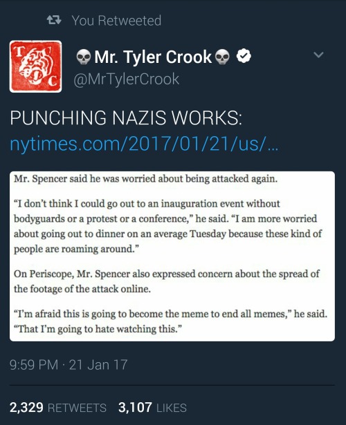 nilvoid:
“assaulting Nazis, recording it, and making them watch their assault over and over again as praxis
”