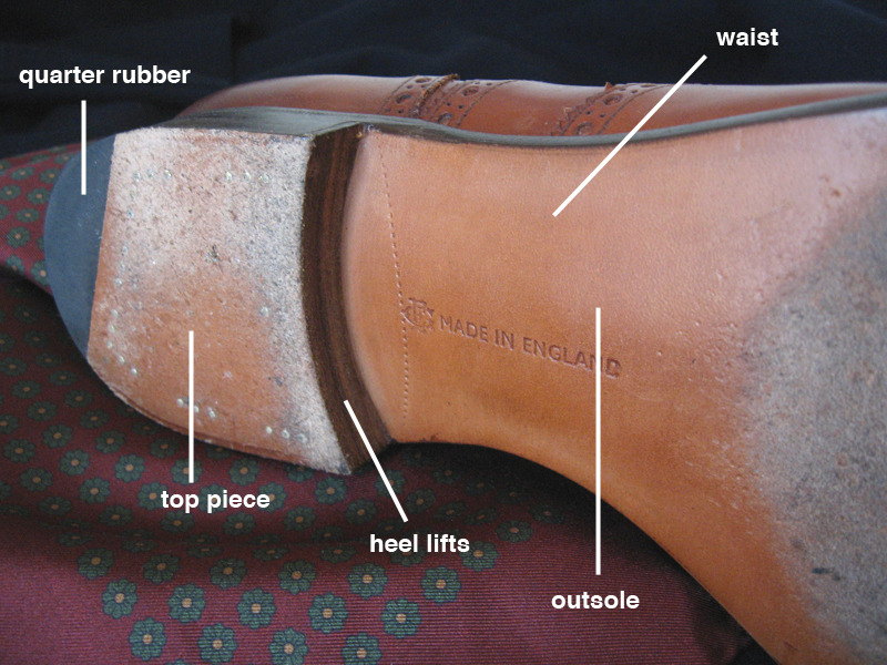 What are the soles of leather shoes?