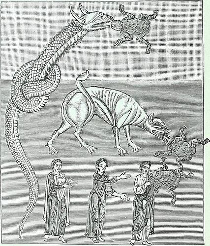 historicalbookimages:
“page 283 of “Science and literature in the Middle Ages and the Renaissance” (1878)
”