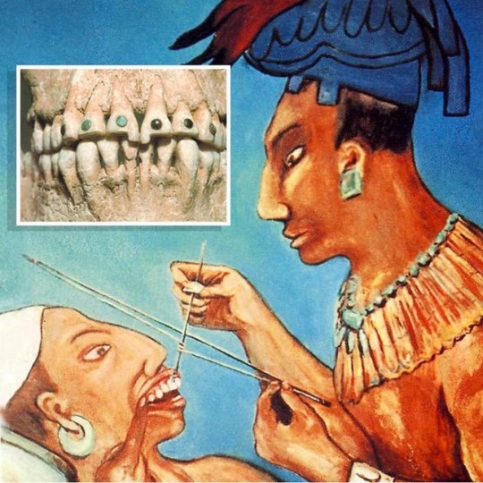 Resultado de imagen de incrustaciones dentales mayas