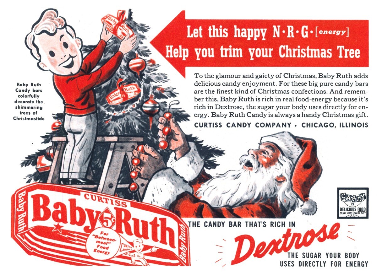 Curtiss Candy Company Baby Ruth - published in Liberty - December 23, 1939