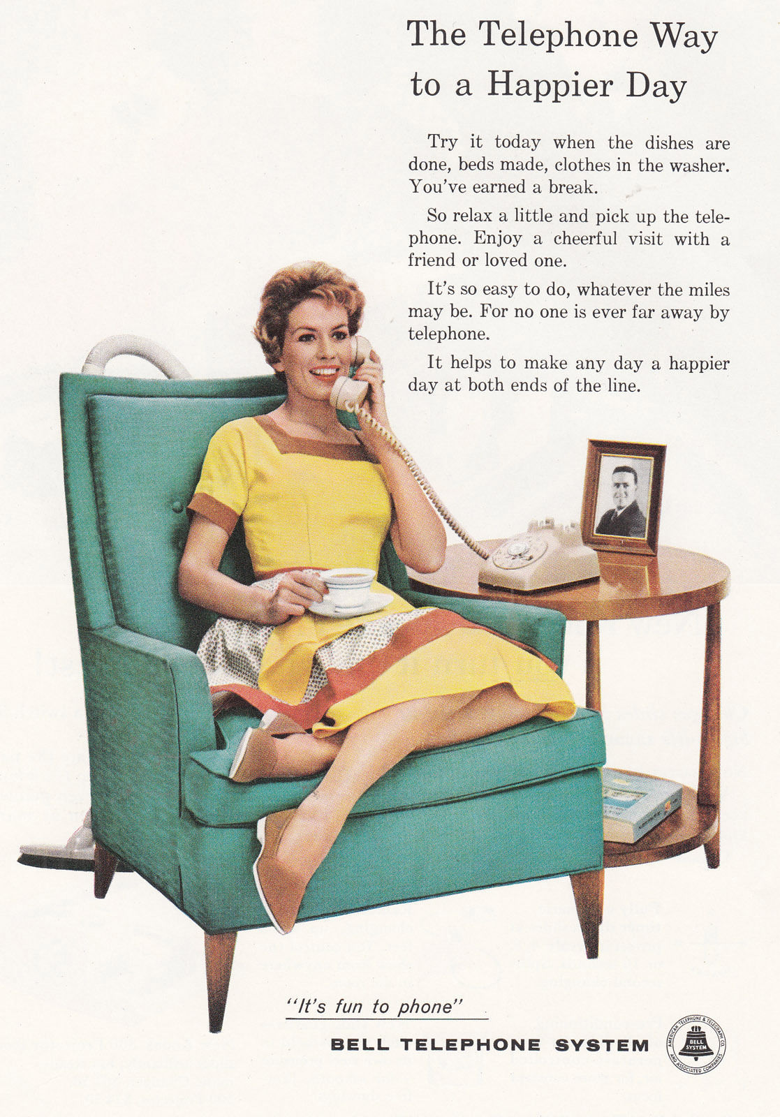 Bell Telephone System - published in National Geographic - September 1958