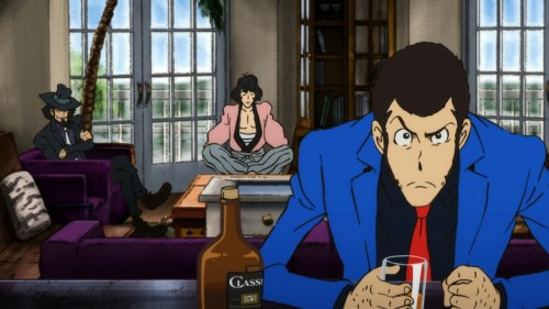 Lupin boit pour oublier