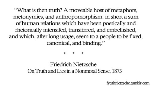 Nietzsche on truth and lies in a nonmoral sense essay
