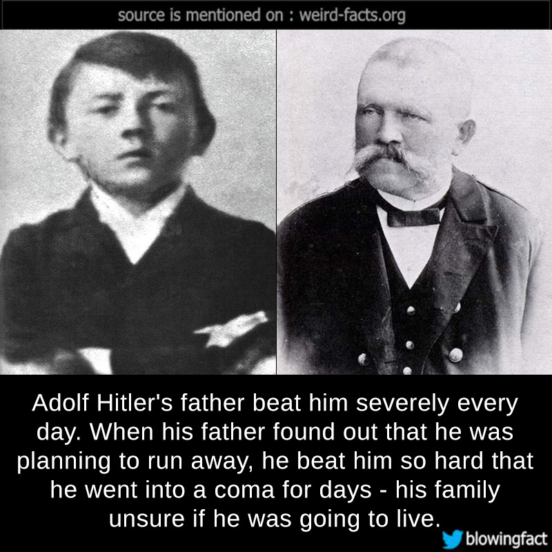 of quotes tumblr the day Facts, father Blowing Mind Hitlerâ€™s beat him Adolf