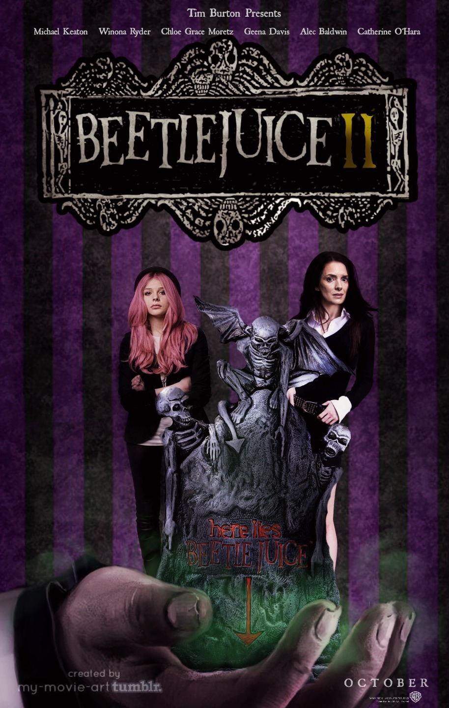 Artwork/Edits of Movie Stuff — Beetlejuice 2 Poster.