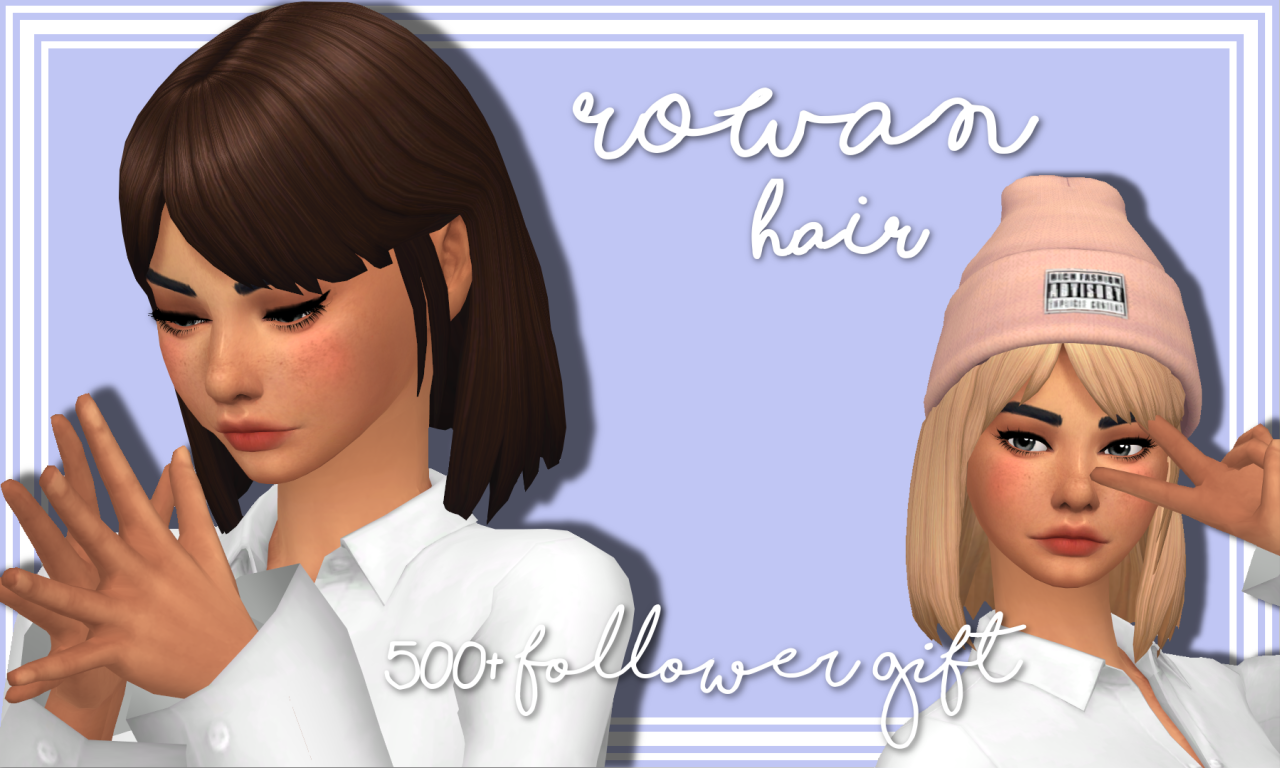 500+ Follower Gift (part 2)
Hi everyone! This is the second mesh edit I made to celebrate me hitting 500 followers! Thank you all so much! I love you all, aahhh! 😍
I wanted some more simple hairstyles.. something that I would actually wear in real...