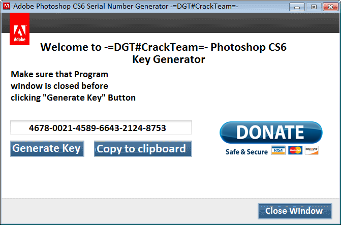 Adobe photoshop cs6 serial key generator download free
