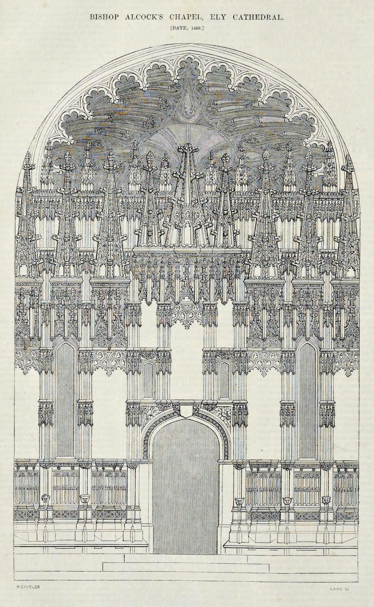 archimaps:
“Elevation of the Chapel at Ely Cathedral, England
”