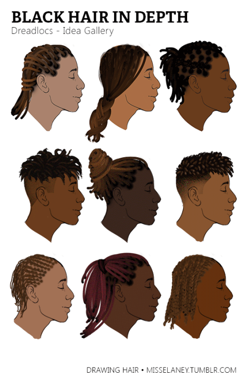 Discourse, misselaney: How to draw Dreadlocks! See Part ...