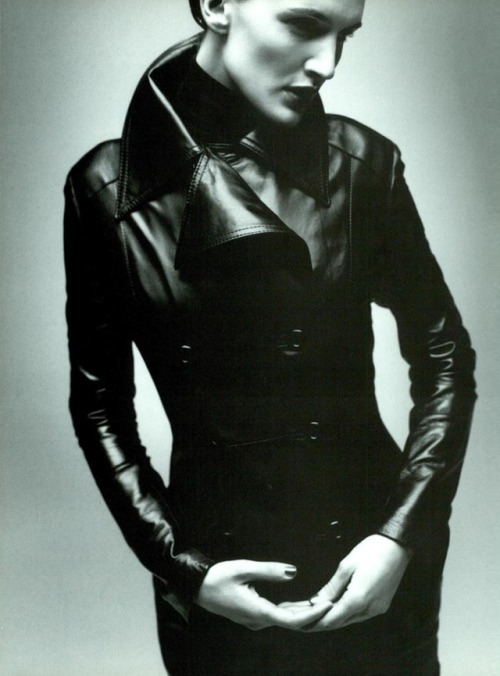 designerleather:Trish Goff for Vogue Italia December 1996 -...