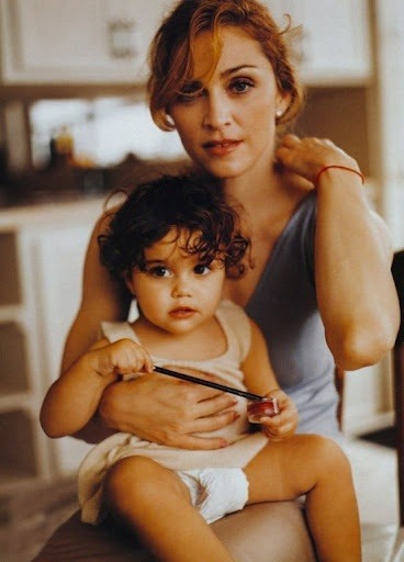 Madonna and baby Lourdes