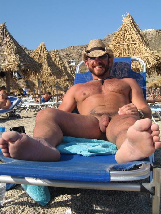 Daddy feet on the beach