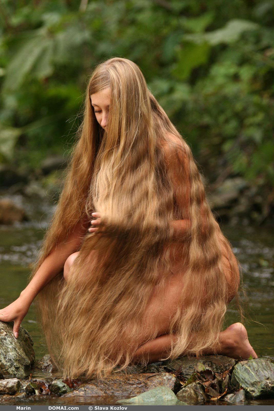 hair long Nude girls indian
