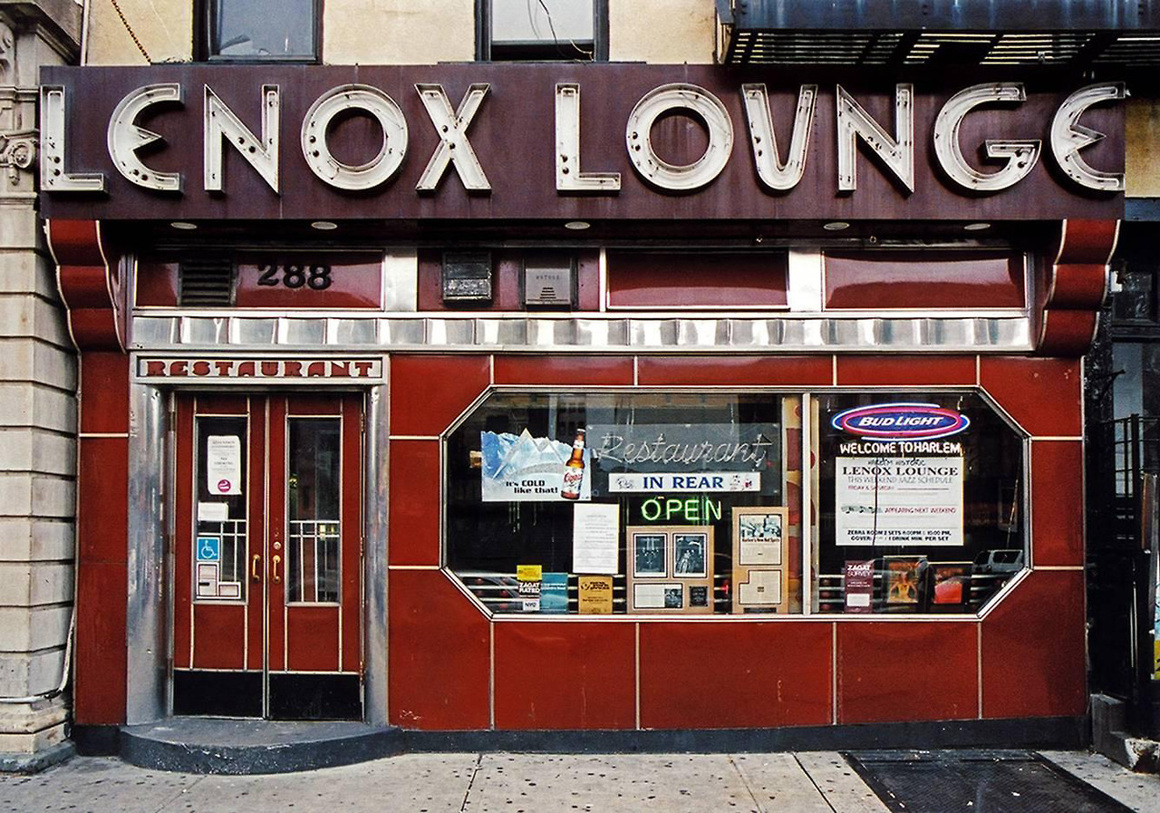 Lenox Lounge - 288 Lenox Avenue, Harlem, New York City, New York U.S.A. - 2004