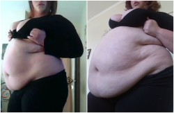 hamgasmicallyfat:
“ hamgasmicallyfat:
“The before is from when I started putting on a little weight…the after is today ;)
”
Buy my videos & Help support my gain!