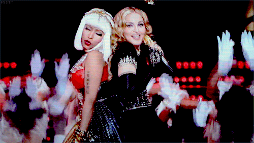 Happy 34th birthday to NICKI MINAJ, who collaborated with Madonna on her 2 previous albums (MDNA & Rebel Heart).