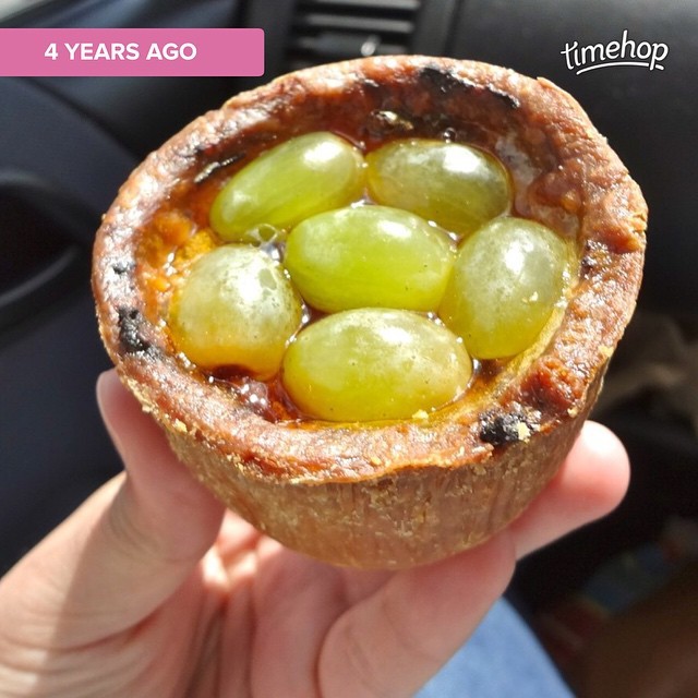 I miss the pies of England. This one was grape and chicken I believe.