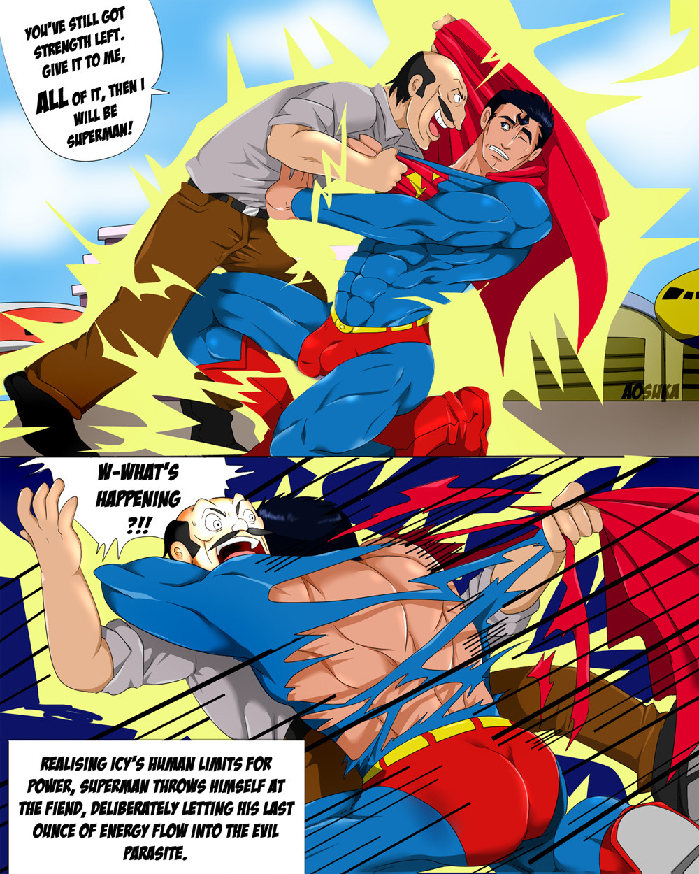 lancexsilvermaniac:
“Superman-Icy comic commission pg 2.
”