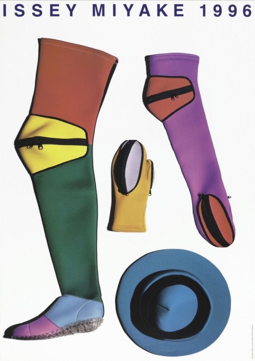 bleachyourself: “Issey Miyake by Irving Penn. Poster design and typography by Ikko Tanaka. ”